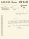 M11 Cpa / Old Invoice Lettre Facture Ancienne CITROEN LE BLANC Indre Garage RIDOIRE 1962 AUTOMOBILE - Verkehr & Transport