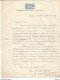 M11 Cpa / Rare LETTRE 1937 A BORD Du Croiseur Georges LEYGUES BREST Le 27 Octobre 1937 Navire Guerre Militaria - Transport