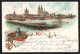 Lithographie Köln, Ansicht Vom Ufer, Wappen  - Köln