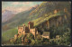 Artista-Cartolina Dorf Tirol, Brunnenburg, Panorama  - Altri & Non Classificati