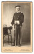Fotografie A. Gläser, Straubing, Mittlerer Graben 535, Soldat Im Kgl. Bay. 7. Cheveauleger Regiment  - Krieg, Militär