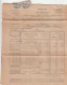 BLANC 1C GRIS X 3 SUR AVERTISSEMENT CONTRIBUTIONS FONCIERE 1904 VAUCLUSE CARPENTRAS MAZAN -  5PAGES - 1900-29 Blanc