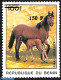 Benin 2000 Horses, Set Of 2 Stamps, Overprint, Mint NH, Nature - Horses - Unused Stamps