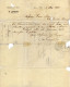 Document Avec 5 Timbres 4c Gris Perle Oblitération 02/05/1866 - 1849-1876: Klassieke Periode