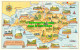 R525625 Isle Of Wright. The Garden Island. S. J. Turner. Map. Nigh. KIW 213 - World