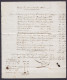 L. Datée 10 Novembre 1837 (de Liège ?) Pour Notaire à MARCHE - Man. "avec 438,60 Fr" - 1830-1849 (Unabhängiges Belgien)