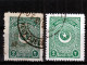 Turkey / Türkei 1923 - 1924 ⁕ Star & Crescent 2 Pia. Mi.811, 839 ⁕ 2v Used - Usati