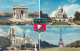 Postcard France Paris Arc De Triomphe Sacre Coeur Notre Dame Tour Eiffel - Arc De Triomphe