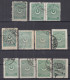 Turkey / Türkei 1923 - 1924 ⁕ Star & Crescent 2 Pia. Mi.811, 829, 839 ⁕ 11v Used - Different Perf. - Shades - Usati