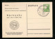 AK Köln, Rheinposta 1938, Alter Entwertungsstempel, Ganzsache  - Briefkaarten