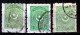 Turkey / Türkei 1923 ⁕ Star & Crescent 1 1/2 Pia. Mi.810 ⁕ 9v Used - Shades - Used Stamps