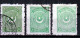 Turkey / Türkei 1923 ⁕ Star & Crescent 1 1/2 Pia. Mi.810 ⁕ 9v Used - Shades - Usati