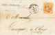 8 Janvier 1861 Lac N°16 TTB Pc 3383 Toulouse Vers Larroque D'Olmes Ariège - 1849-1876: Klassik