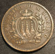 SAINT MARIN - SAN MARINO - 10 CENTESIMI 1893 R - KM 2 - San Marino