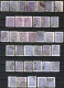 Turkey / Türkei 1923 - 1924 ⁕ Star & Crescent 5 Pia. Mi.815, 832, 841 ⁕ 37v Used - Different Perf. ( 13 ¼, 10¾, 12 ) - Used Stamps