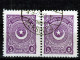 Delcampe - Turkey / Türkei 1923 - 1924 ⁕ Star & Crescent 5 Pia. Mi.815, 832, 841 ⁕ 37v Used - Different Perf. ( 13 ¼, 10¾, 12 ) - Gebraucht