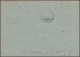 227 Bebel 84 Pf. Als EF Auf R-Brief HALLE / SAALE 14.6.1949 Nach PLAUEN 15.6.49 - Cartas & Documentos