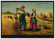 AK Landwirtschaft Erntepause: Die Arbeitsbelohnung, Gelaufen Um 1910 - Other & Unclassified