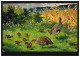 Tiere-AK Vögel - Rebhühner-Paar Mit Küken Im Feld, Ungebraucht, Um 1910 - Birds