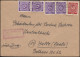 916+933 Ziffern-MiF Auf R-Brief Mit Not-R-Stempel SEESHAUPT 17.6.1946  - Sonstige & Ohne Zuordnung