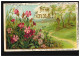 Ansichtskarte Vornamen: Hoch Anna! Landschaft Blumen Wegkreuz, PECHTOLDSDOF 1902 - Firstnames