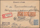 920+925 Ziffer-MiF R-Brief SSt BAD SCHMIEDEBERG (DÜBENER HEIDE) 23.8.1946 - Altri & Non Classificati