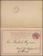 Postkarte P 22 SVERIGE-SUEDE 10/10 Öre, GÖTEBORG 7.12.1894 Als Ortsdoppelkarte - Postal Stationery