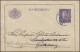 Kartenbrief K 23 KORTBREV 15 Öre, SÖSDALA 16.6.1924 Nach Göteborg Karte Mit Rand - Postal Stationery