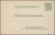 Dienstpostkarte DP 8 Tjänstebrevkort 5 Öre Druckdatum 1017 - Mit Vordruck, ** - Postal Stationery