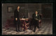 Künstler-AK N. N. Hay: Pierre Ier Interrogant Son Fils, Peter Der Grosse  - Royal Families