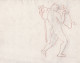 (Venus Mit Putti Auf Einem Delphin / Venus With Putti On A Dolphin) - Zeichnung Dessin Drawing - Prenten & Gravure
