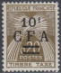 Réunion 1963 - Postage Due: Sheaves Of Wheat - Surcharged Mi 46 ** MNH [1848] - Impuestos