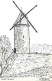 [85] Vendée >  Moulin Vendéen Dessin Encre De Bernard Le Béguec - Andere & Zonder Classificatie