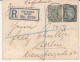 Ostafrikanische Gemeinschaft 1907 Mi Nr  34 En 39 , Envelop Van Uganda Naar Berlijn Rond 1910, Aangetekend - África Oriental Alemana
