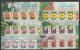 MALAYSIA 2007 Garden Flowers Definitve Sheets,Flora, 7 Different Places, Sheets MNH (**) - Malasia (1964-...)