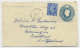 ENGLAND ENTIER TWO PENCE ENVELOPPE COVER + 2 1/2D MECANIQUE DIDCOT 9 NOV 1945 BERKS TO SUISSE - Luftpost & Aerogramme