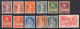 T3294 - SUISSE SWITZERLAND Yv N°157/67 * - Unused Stamps