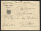 Enveloppe Avec Sa Correspondance Cercle Du Soldat Pour Versailles 1914 - Guerre De 1914-18