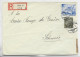 GERMANY REICH 25C+30C LETTRE COVER BRIEF REC WIEN 1940 TO SUISSE CENSURE NAZI - Cartas & Documentos