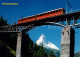 13111161 Gornergratbahn Zermatt Findelbachbruecke Matterhorn Mt. Cervin Gornergr - Andere & Zonder Classificatie