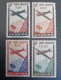 Réunion 1938 Yvert 2, 3, 4, 5 MH - Aéreo