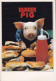 Spain PPC Burger Pig 1994 To RUNGSTED KYST Denmark (2 Scans) - Pigs