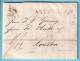 PRECURSEUR Avec Cont.  1819  Griffe ANTWERPEN  Vers LONDON FIO - 1815-1830 (Hollandse Tijd)