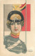 M CHERUBINI - Femme Militaire, Drapeau Belge. - Andere & Zonder Classificatie