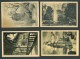 KRAKOW Vintage Postcards Set Of 4 Krakau Cracow Poland - Polen