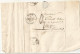 N°1978 ANCIENNE LETTRE DE CHARLES D'HAUSEN A M PURNOT DATE 1833 - Historische Documenten