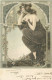 FEMME STYLE ART NOUVEAU - Carte Illustrée 1900. - Femmes