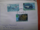 Tristan Da Cunha Enveloppe, Shotfin Maco, Blue Shark, Coral Species - Tristan Da Cunha