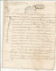 N°1980 ANCIENNE LETTRE PAR DEVANT LES NOTAIRES ROYAUX A DECHIFFRER DATE 1694 - Documenti Storici