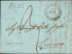 B23 - LETTERA PREFILATELICA DA MONTIGNOSO A LIVORNO 1846 - 1. ...-1850 Prephilately